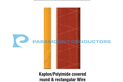 KAPTON® / Polyimide covered sintered Round/ Rectangular wire